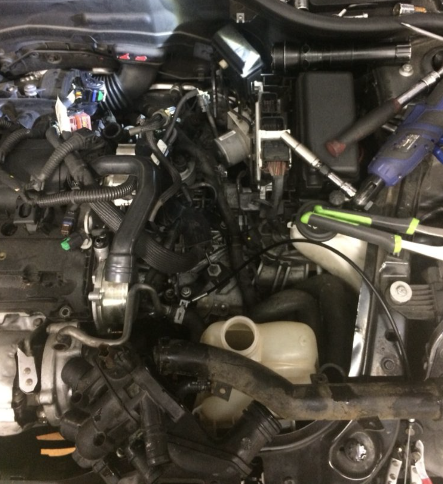 this image shows engine repair in Oklahoma City, OK